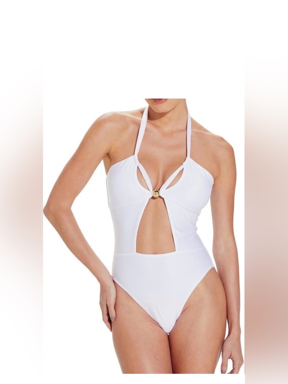 Vix Brenda One Piece Swimsuit White